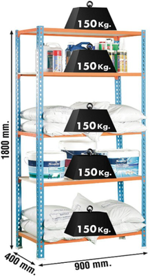 Estanteria Almacen 180*90*40